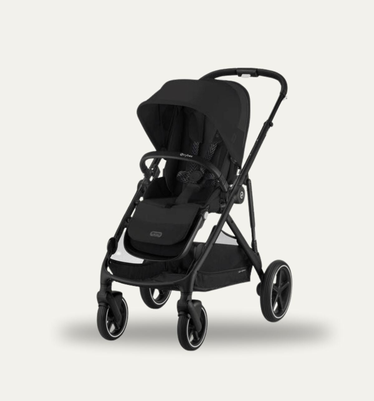 Tandem double pushchairs